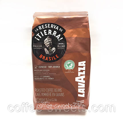 Зерновий кави Lavazza Tierra BRASILE 1kg, фото 2