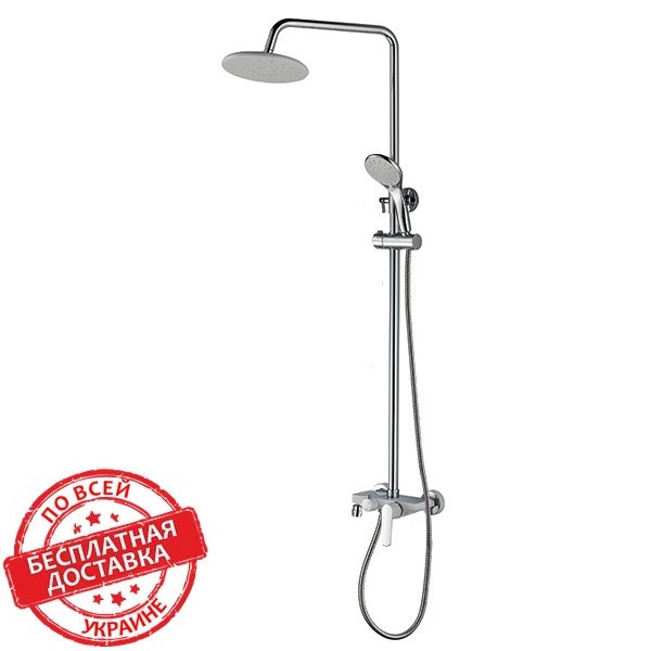Душова Колона Із Змішувачем Mixxus Premium Sofia White/Chr-009-J