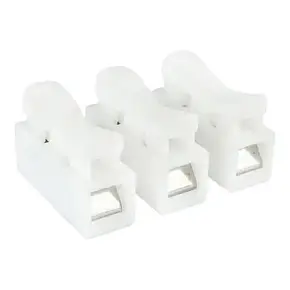 Клема швидкого монтажу Biom WTB-3 - 3 входи 3 виходи 4А 250В 0,2-2,5mm2, фото 1