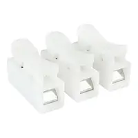 Клема швидкого монтажу Biom WTB-3 - 3 входи 3 виходи 4А 250В 0,2-2,5mm2
