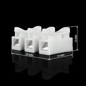 Клема швидкого монтажу Biom WTB-3 - 3 входи 3 виходи 4А 250В 0,2-2,5mm2, фото 3
