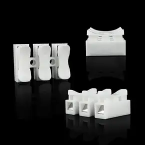 Клема швидкого монтажу Biom WTB-3 - 3 входи 3 виходи 4А 250В 0,2-2,5mm2, фото 4