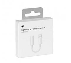 Адаптер (перехідник) Apple Lightning to 3.5 mm Headphone Jack Adapter (MMX62) для iPhone | iPad |iPod Оригінал, фото 6