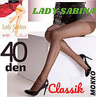 Колготки капронові жіночі Lady Sabina 40DEN класика розмір 5 мокко 30031024, фото 9