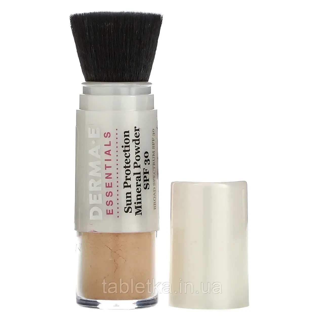 Derma E, Essentials, сонцезахисна мінеральна пудра, SPF 30, 4,0 г (0,14 унції)