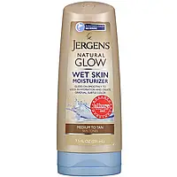 Jergens, Увлажняющее средство Natural Glow для нанесения на влажную кожу, оттенок Medium to Tan (221 мл) Днепр