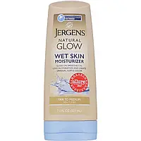 Jergens, Увлажняющее средство Natural Glow для нанесения на влажную кожу, Wet Skin Moisturizer, оттенок Fair