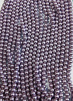 Керамічні намистини, блідо фіолетові 4 мм