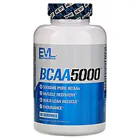 EVLution Nutrition, BCAA5000, 240 капсул в Украине