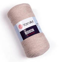 Турецкая пряжа для вязания YarnArt Ribbon ( риббон ) ковриков , корзин - 753 беж