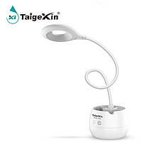 Лампа светодиодная настольная аккумуляторная TGX-772. Ночник. Подставка для ручек.