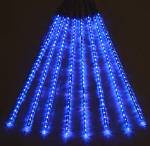 Світлодіодна гірлянда Танучі бурульки, 8шт, 3х0,5м, 220В, IP44, Синій, фото 2