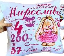 Дитяча подушка для сну. Розмір 60х40см