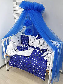 Набір постільної білизни в дитяче ліжечко Хмарка: ковдра трансфомируется в конверт