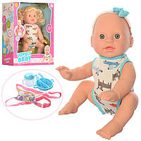 Детский пупс Defa Lucy Lovely Baby многофункциональный со звуковыми эффектами и аксессуарами Кукла пупс