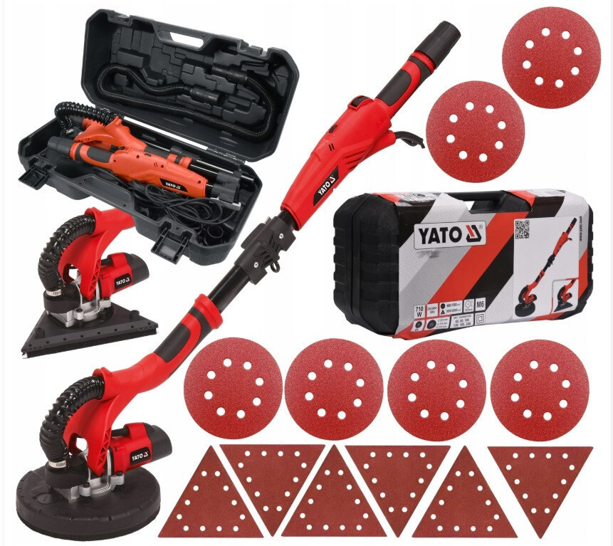 Шліфувальна машина по штукатурці YATO YT-82350, фото 1
