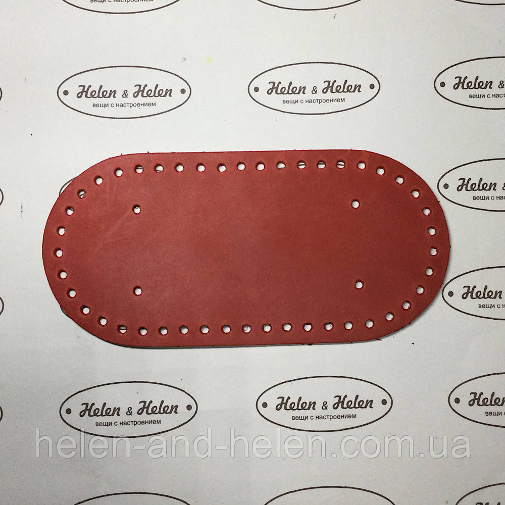 Денце для в'язаних сумок. Червоний, фото 1