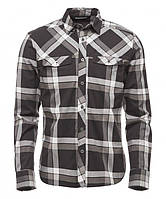 Рубашка мужская Black Diamond M LS Technician Shirt, XL - Smoke/Ash Plaid (BD KS50.014-XL)