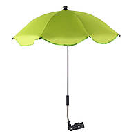 Універсальна салатова парасоля для коляски зі знімним кріпленням