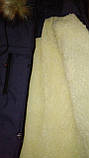 Куртка зимова з каптуром для хлопчика підлітка р. 40, фото 7