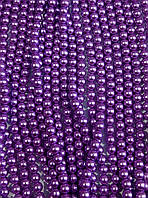 Керамічні намистини, яскраво фіолетові 8 мм