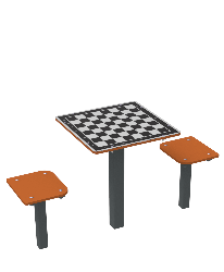 Шаховий стіл з лавами Kidigo
