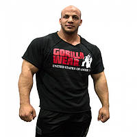 Мужская футболка для бодибилдинга "GORILLA WEAR" M, черный