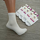 Шкарпетки дитячі високі весна/осінь бавовна білі р.16-18 (4-6) Добра Пара Україна 30032278, фото 4