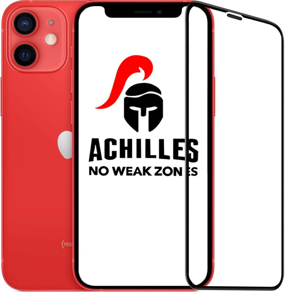 Захисне скло Achilles для iPhone 12/12 Pro закруглені краї