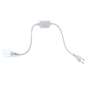 Блок живлення /220В /вилка#51 + голчастий з'єднувач LED NEON /Білий