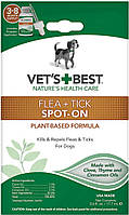 Vb10472 Vet’s Best Flea&Tick Spot On Капли от блох и клещей для собак, 17,7 мл