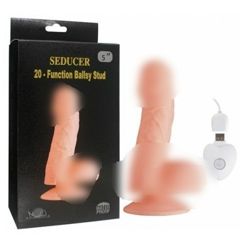 Фалоїмітатор із вібрацією USB SEDUCER S size  Супер шоп