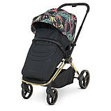 Коляска універсальна 2в1 El Camino Persona ME 1091-G (black pink palm), фото 3