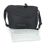 Коляска універсальна 2в1 El Camino Persona ME 1091-G (black pink palm), фото 4