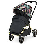 Коляска універсальна 2в1 El Camino Persona ME 1091-G (black pink palm), фото 5