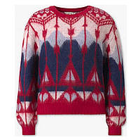 Женский свитер, размер XS, цвет красный