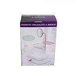 Органайзер для косметики з дзеркалом 7009 Dressase With Mirrow, фото 2