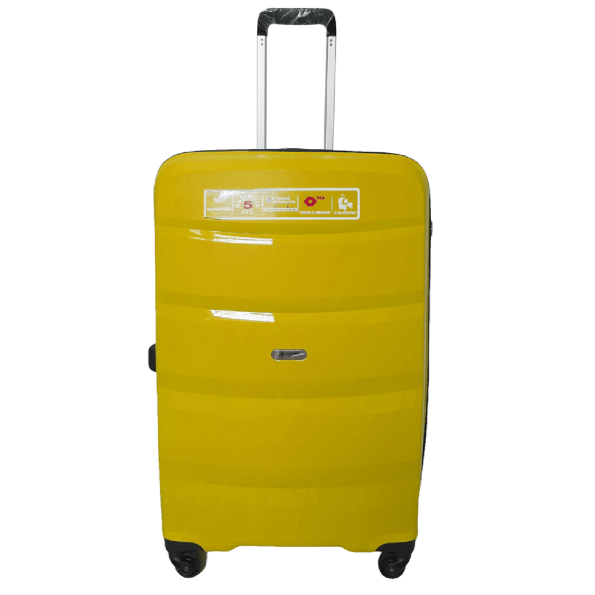 Валіза пластикова AIRTEX 229 велика жовта, фото 1