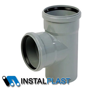 Каналізаційний трійник Instalplast 110х110 90° (внутрішній)