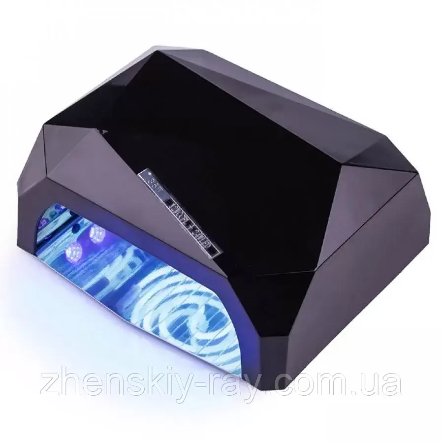 Гібридна лампа Led+CCFL для нігтів 36W (знімне дно, без сенсора)