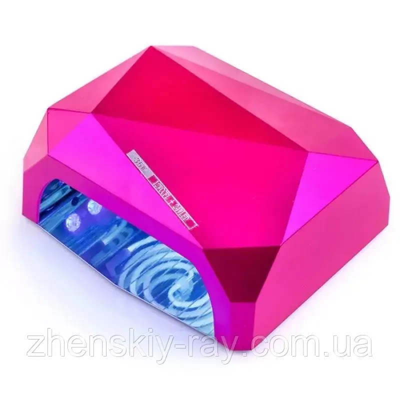 Гібридна лампа Led+CCFL для нігтів 36 W (знімне дно, з сенсором)