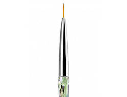 Пензель для малювання та френча mART Лайнер, 10 мм (з ручкою перлів)