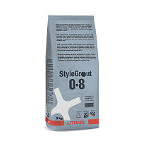 Litokol StyleGrout 0-8 3 кг SILVER 3 сильвер 3 - Затирка цементная нового поколения От 0 до 8 мм - Класс CG2WA