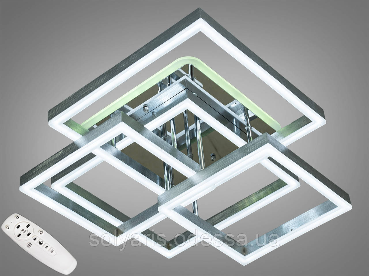 Стельова світлодіодна люстра з діммером 135W 7001NEW LED dimmer, фото 1