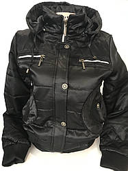 Весняна осінка жіноча чорна куртка вітровка розпродажу