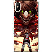 Силіконовий бампер чохол для Xiaomi Redmi S2 з аніме Attack on Titan