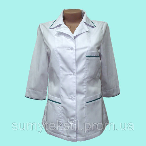 Медицинская блузка с коротким рукавом для женщин (Medical blouse with short sleeves for women) - фото 1 - id-p1485709521