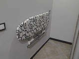 Прасувальна дошка Smart настінна 120*38 см, робоча поверхня металева сітка, фото 2