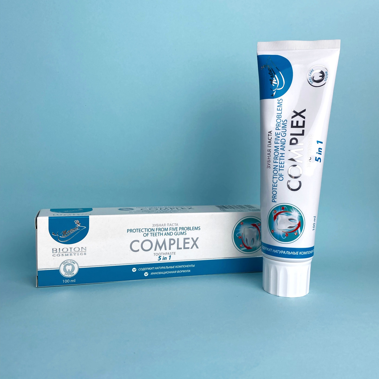 Зубная паста Bioton Cosmetics Biosense Complex 5 in 1 Tooth Paste - фото 1 - id-p1481277708