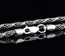 Ланцюжок "Свирель" із срібла.